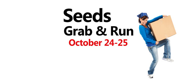 Fall Grab & Run – Oct. 24 & 25