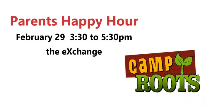 Happy Hour for all parents of kids ages 0-18…Please RSVP