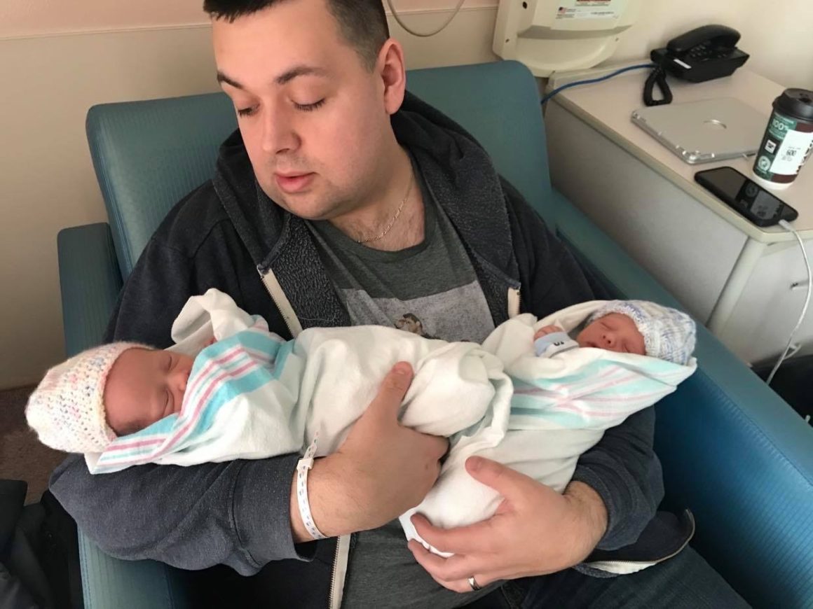 Congratulations to Joe & Rachel on the arrival of twins
