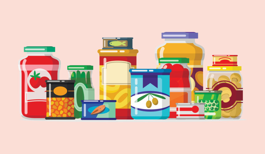 Help fill the shelves at the local Foodbank.