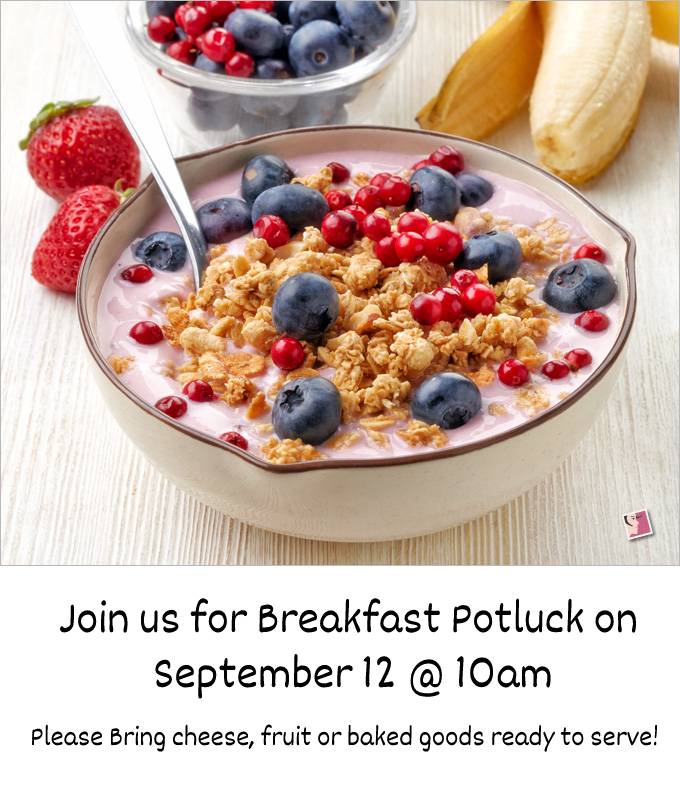Volunteers needed for Breakfast Potluck!