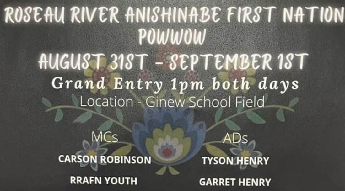 Roseau River Anishinabe First Nation Powwow August 31-September1