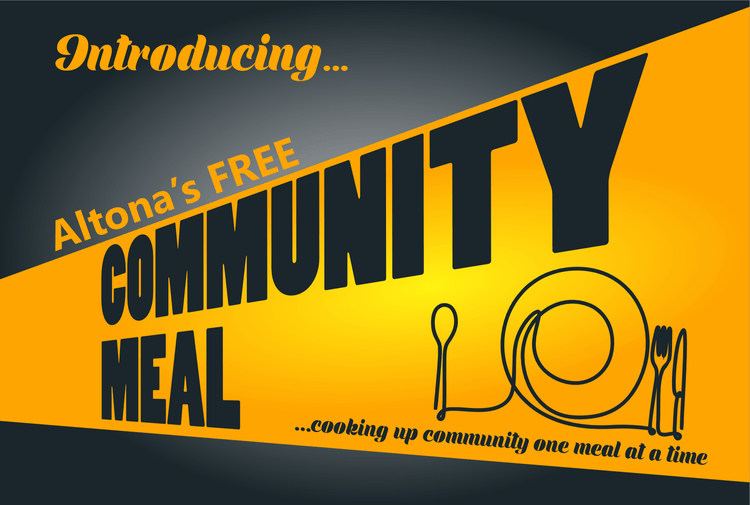 Community Meal Starts this Saturday 5pm!