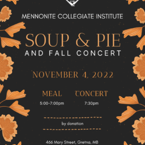 MCI Soup & Pie and Fall Concert