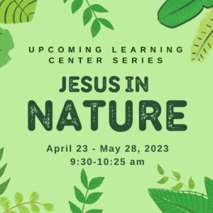 Child Learning Centers – Jesus in Nature