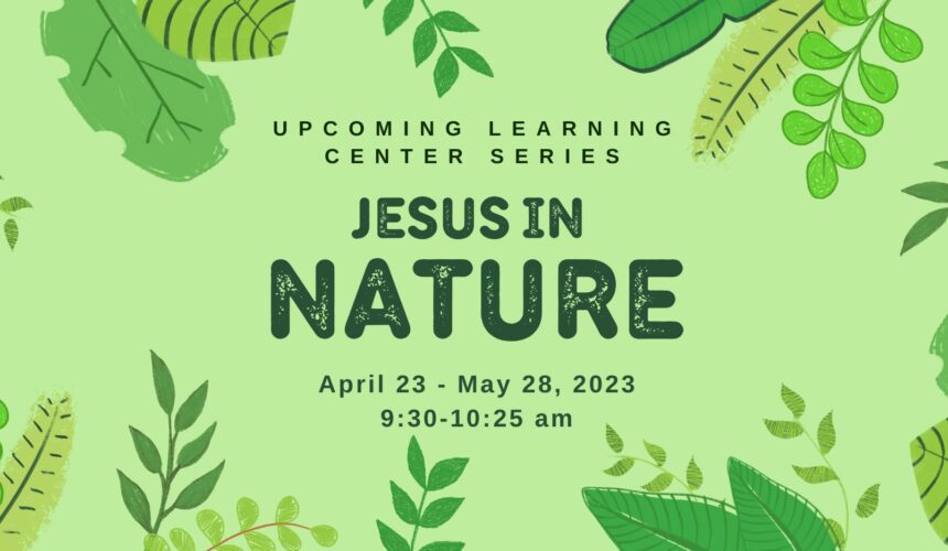 Child Learning Centers – Jesus in Nature