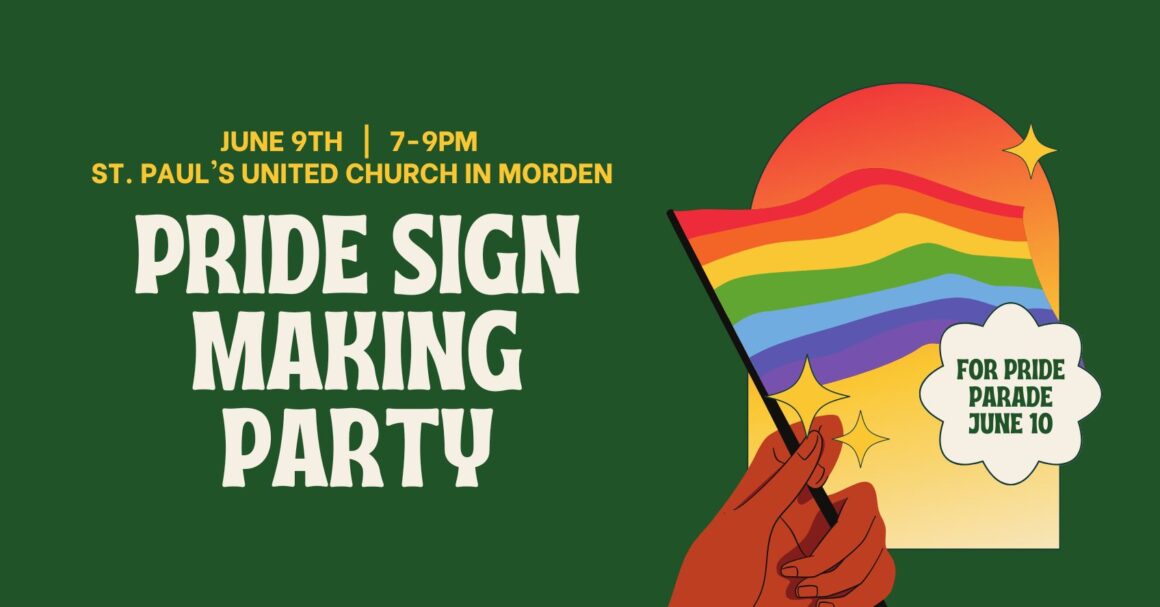 Pride Sign Making Party – June 9th