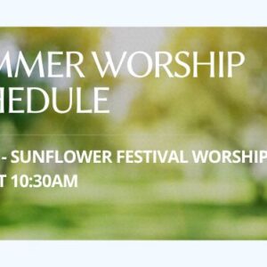 This Sunday: Sunflower Festival Worship