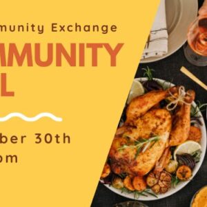 Next Community Meal – September 30th