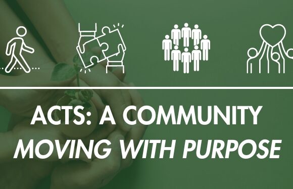 This Sunday: Acts: A Community Moving with Purpose Part 2