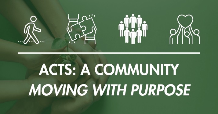 This Sunday: Acts: A Community Moving with Purpose Part 2