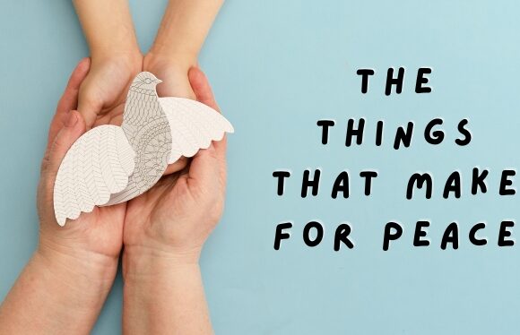 This Sunday: The Things That Make for Peace