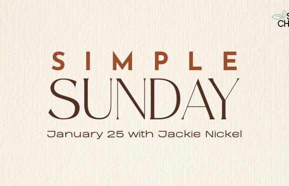 This Sunday: Simple Sunday