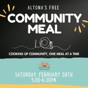 Next Community Meal – February 28th Next Community Meal – February 28th