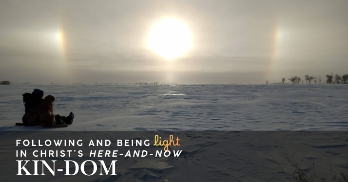This Sunday: Breakfast Potluck & Following and Being Light in Christ’s Here-and-Now Kin-dom