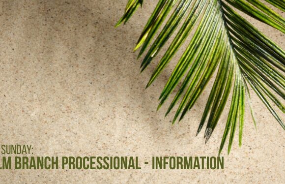 Palm Branch Processional Information for this Sunday