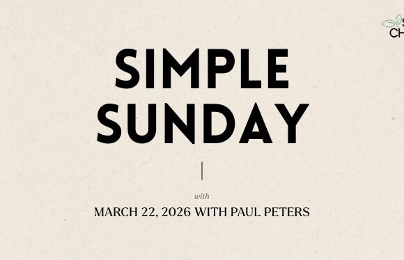 This Sunday: Simple Sunday