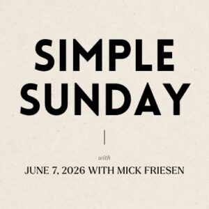 This Sunday: Simple Sunday This Sunday: Simple Sunday