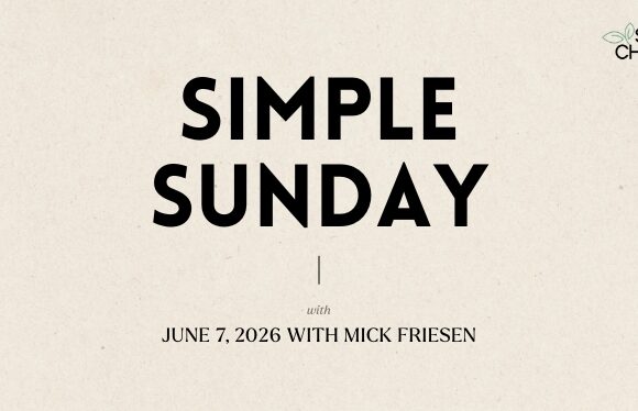 This Sunday: Simple Sunday