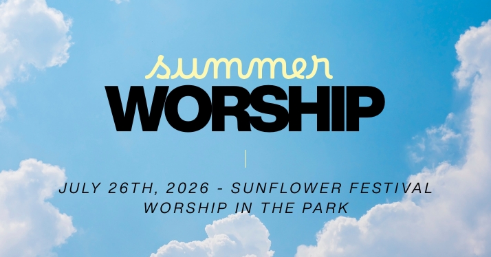 This Sunday: Sunflower Festival Worship in the Park (No Worship at Seeds) This Sunday: Sunflower Festival Worship in the Park (No Worship at Seeds)